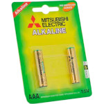 Батарейка MITSUBISHI ELECTRIC Alkaline AAA 2шт/уп (LR03/2BP)