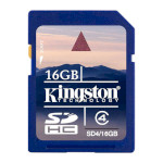 Карта пам'яті KINGSTON SDHC 16GB Class 4 (SD4/16GB)