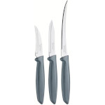 Набор кухонных ножей TRAMONTINA Plenus Gray 3пр (23498/612)