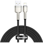 Кабель BASEUS Cafule Metal Data Cable USB for Lightning 2м Black (CALJK-B01)