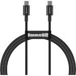 Кабель BASEUS Superior Series Fast Charging Data Cable Type-C to Type-C 100W 1м Black (CATYS-B01)