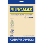 Офісний кольоровий папір BUROMAX Pastel Pastel Cream A4 80г/м² 20арк (BM.2721220E-49)