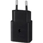 Зарядний пристрій SAMSUNG EP-T1510X 15W PD Power Adapter Black w/Type-C to Type-C cable (EP-T1510XBEGRU)