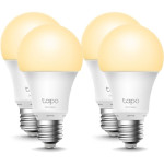 Розумна лампа TP-LINK TAPO L510E Smart Wi-Fi Dimmable Light Bulb E27 8.7W 2700K 4шт