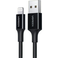 Кабель UGREEN US155 USB2.0 AM/Lightning 2м Black (80823)