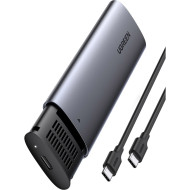 Карман внешний UGREEN CM400 PCIe NVMe M.2 SSD to USB3.1 Gray (10902)