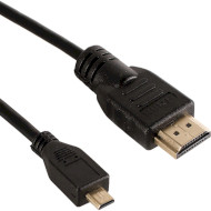 Кабель RASPBERRY PI Micro-HDMI to HDMI 2.0, 1.5m Black (RA557)