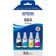 Контейнер с чернилами EPSON 664 Multipack, C/M/Y/Bk (C13T66464A)
