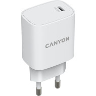Зарядний пристрій CANYON H-20-02 1xUSB-C, PD3.0, 20W White (CNE-CHA20W02)