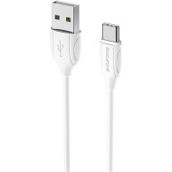 Кабель BOROFONE BX19 Benefit USB-A to USB-C 1м White