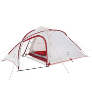 Палатка 4-местная NATUREHIKE Hiby 4 Gray/Red (NH19ZP005)