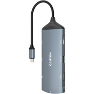 Порт-репликатор CANYON DS-15 USB-C Multiport Hub 8-in-1 (CNS-TDS15)