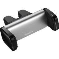 Автодержатель для смартфона BASEUS Steel Cannon Car Mount Air Outlet Silver (SUGP-0S)