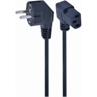Кабель питания угловой CABLEXPERT CEE 7/7 - C13 1.5м (PC-186A-VDE1B-1.5M)