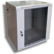 Настенный шкаф 19" HYPERNET WMNC66-12U-Flat-AC (12U, 600x600мм, RAL7035)