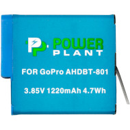 Аккумулятор POWERPLANT GoPro AHDBT-801 1220mAh (CB970377)