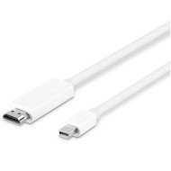 Кабель VOLTRONIC Mini DisplayPort - HDMI 1.8м White (YT-MNDP(M)/HDMI(M)-2M)