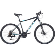 Велосипед горный TRINX Majestic M100 26" рама-19" Black/Blue/White 2022