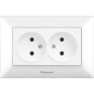 Розетка двойная PANASONIC Arkedia Slim 2P Complete White (WNTC02042WH-UA)