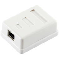 Розетка накладная RITAR RJ-45 Cat.6 FTP White (12472)