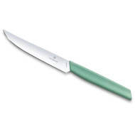 Нож кухонный для стейка VICTORINOX SwissModern Steak Green 120мм (6.9006.1241)