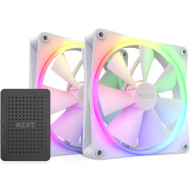 Комплект вентиляторов NZXT F140 RGB White 2-Pack (RF-R14DF-W1)