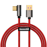 Кабель BASEUS Legend Series Elbow Fast Charging Data Cable USB to Type-C 66W 2м Red (CACS000509)