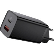 Зарядное устройство BASEUS GaN2 Lite Quick Charger C+U 65W Black (CCGAN2L-B01)