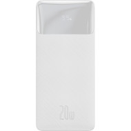 Повербанк BASEUS Bipow Digital Display Power Bank 20W 20000mAh White (PPDML-M02)