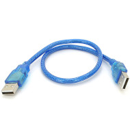 Кабель RITAR USB 2.0 AM/AM 0.3м Blue