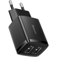 Зарядное устройство BASEUS Compact Quick Charger 2U 10.5W Black (CCXJ010201)