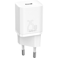 Зарядное устройство BASEUS Super Si Quick Charger 1C 25W White (CCSP020102)