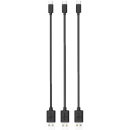 Кабель TIMSTOOL Charge & Sync USB to Micro-USB 3-pack 0.21м Black (DC21-MU-BL)