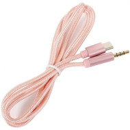 Кабель Type-C to 3.5mm 1м Pink (S0996)