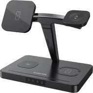 Беспроводное зарядное устройство CANYON WS-404 Wireless Charging Station Black (CNS-WCS404)