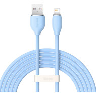 Кабель BASEUS Jelly Liquid Silica Gel Fast Charging Data Cable USB to iP 2.4A 2м Blue (CAGD000103)