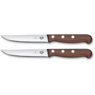 Набор кухонных ножей VICTORINOX Wood Steak Knife Set 2пр (5.1200.12G)