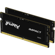 Модуль памяти KINGSTON FURY Impact SO-DIMM DDR5 4800MHz 64GB Kit 2x32GB (KF548S38IBK2-64)