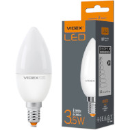 Лампочка LED VIDEX C37 E14 3.5W 3000K 220V (VL-C37E-35143)