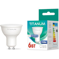 Лампочка LED TITANUM MR16 GU10 6W 4100K 220V (TLMR1606104)