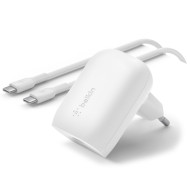 Зарядное устройство BELKIN Boost Up Charge 30W USB-C PD3.0 PPS Wall Charger White w/Type-C to Type-C cable (WCA005VF1MWH-B6)