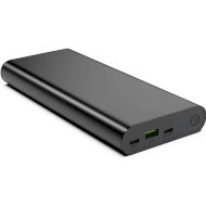 Повербанк POWERPLANT 2xUSB-C PD100W, 1xUSB-A QC3.0 26800mAh Black (PB930470)