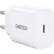 Зарядное устройство CHOETECH Q5004 20W USB-C PD Wall Charger White