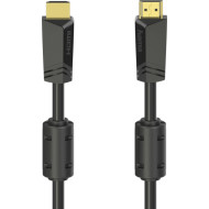 Кабель HAMA High-Speed 4K Ethernet-plated HDMI 10м Black (00205009)
