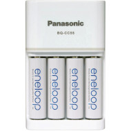 Зарядное устройство PANASONIC Eneloop Smart & Quick BQ-CC55 + Eneloop 4xAA 2000 mAh (K-KJ55MCD40E)