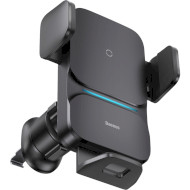 Автотримач для смартфона з бездротовою зарядкою BASEUS Wisdom Auto Aligment Car Mount Wireless Charger (CGZX000001)