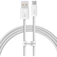 Кабель BASEUS Dynamic Series Fast Charging Data Cable USB to Type-C 100W 1м White (CALD000602)