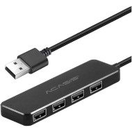 USB-хаб ACASIS AB2-L412 USB-A to 4xUSB-A2.0 Black (AB2-L412 BLACK)