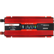 Инвертор напряжения UKC KC-2000D LCD 12V/220V 2000W