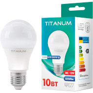 Лампочка LED TITANUM A60 E27 10W 4100K 12V (TLA6010274-12V)